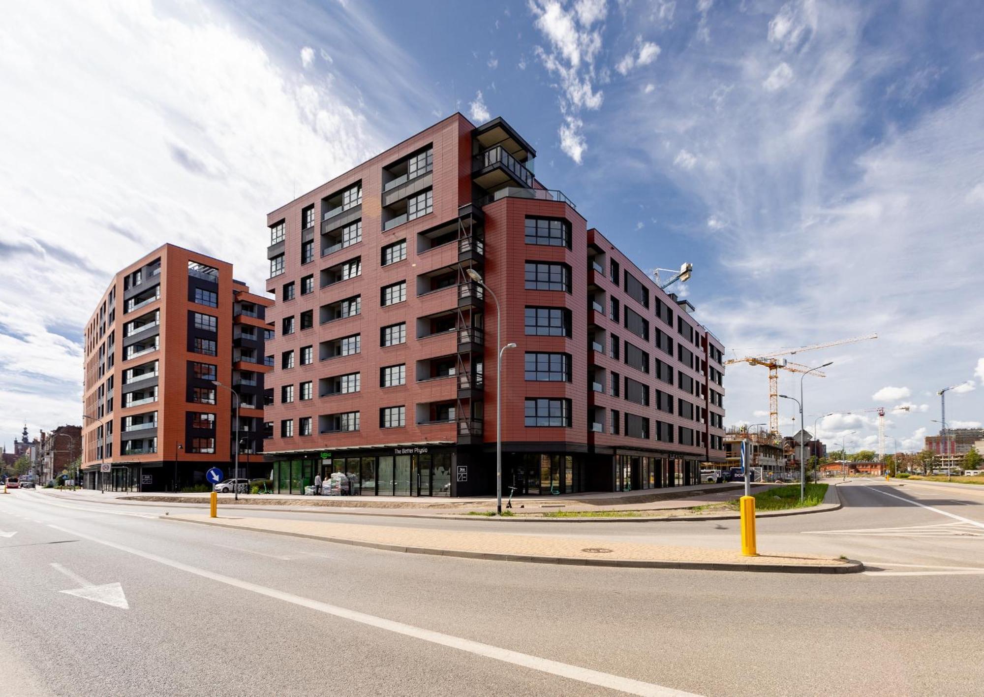 Doki Living - Foodhall & Parking By Downtown Apartments Гданьск Экстерьер фото