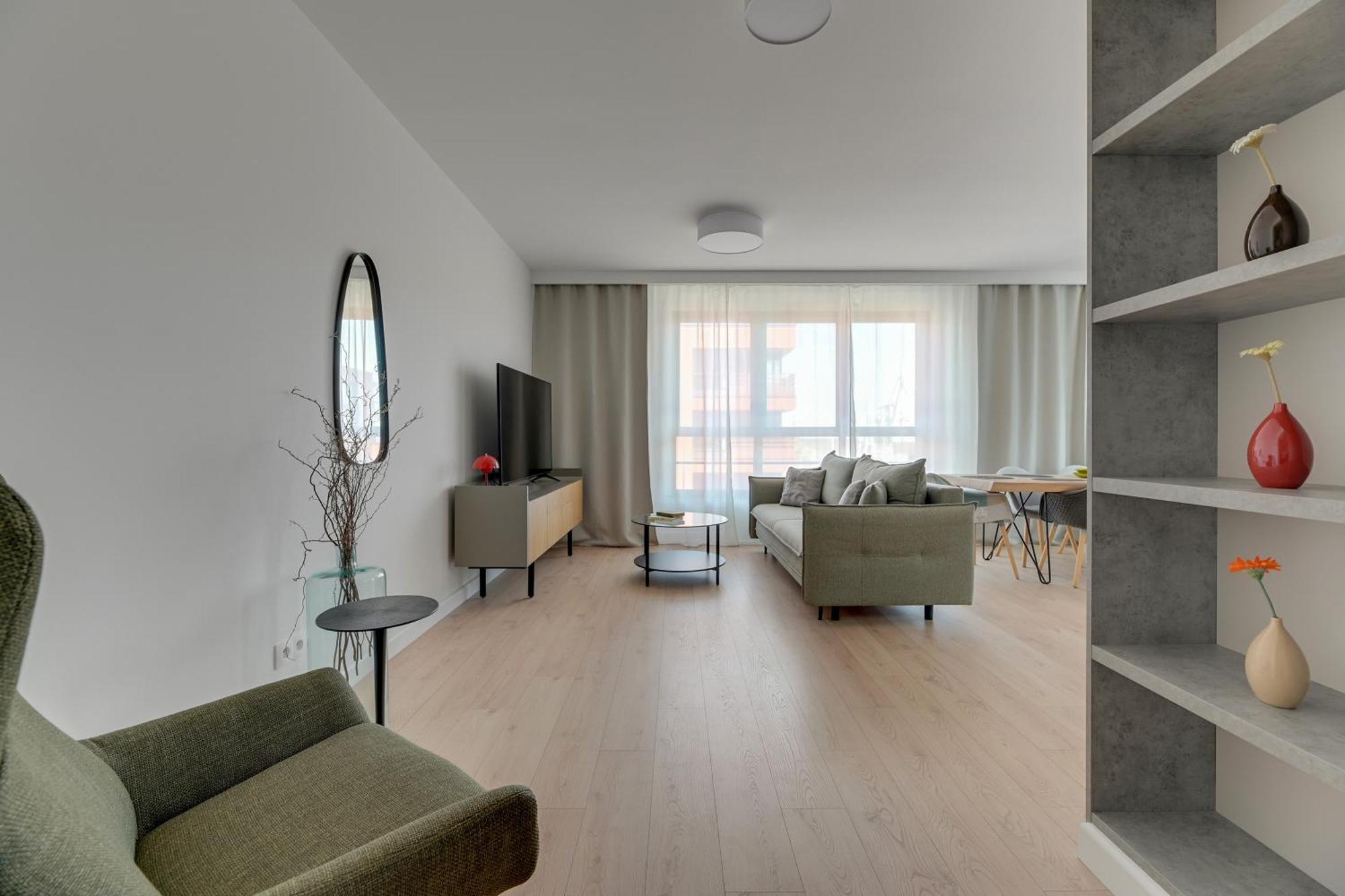 Doki Living - Foodhall & Parking By Downtown Apartments Гданьск Экстерьер фото